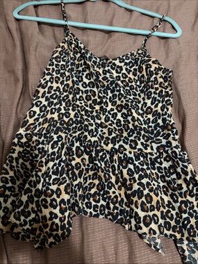 Guess cheetah tank